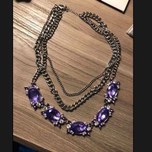 Purple necklace